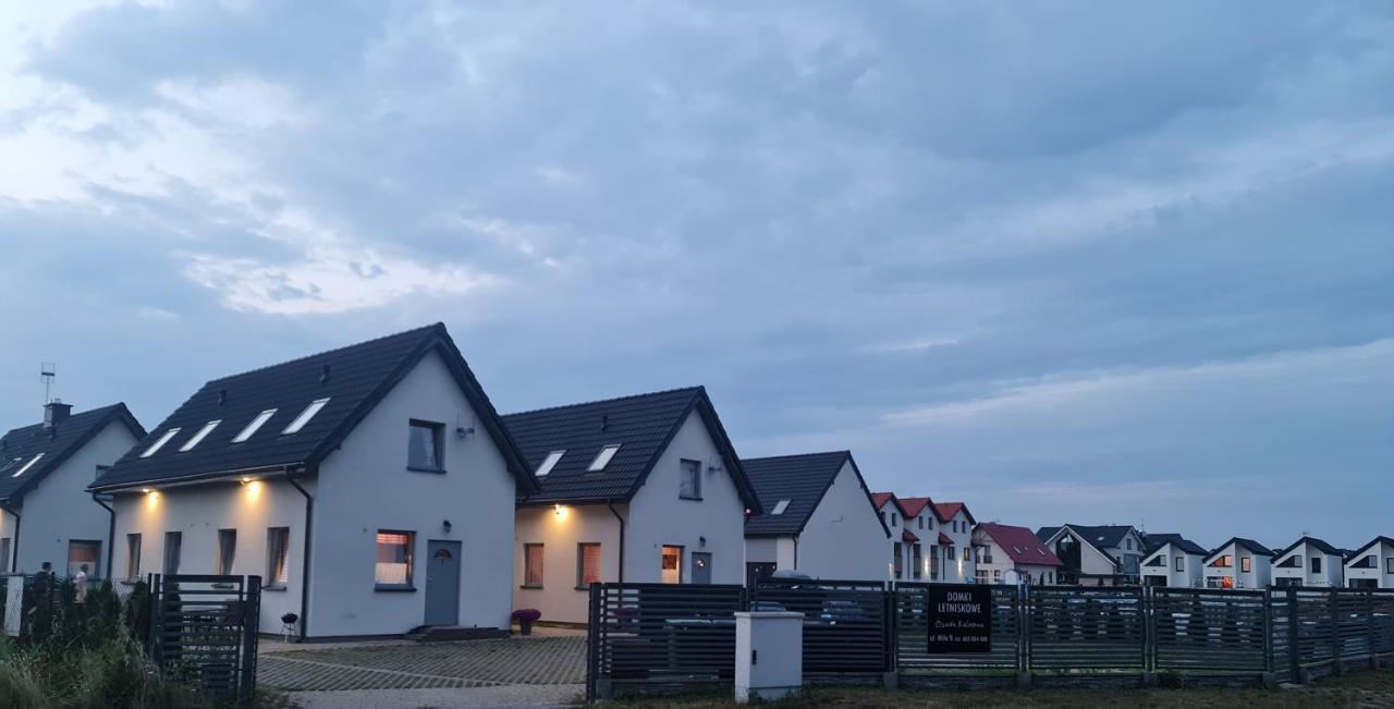Domki Osada Kalinowa Leba Nowecin Sauna Exteriör bild