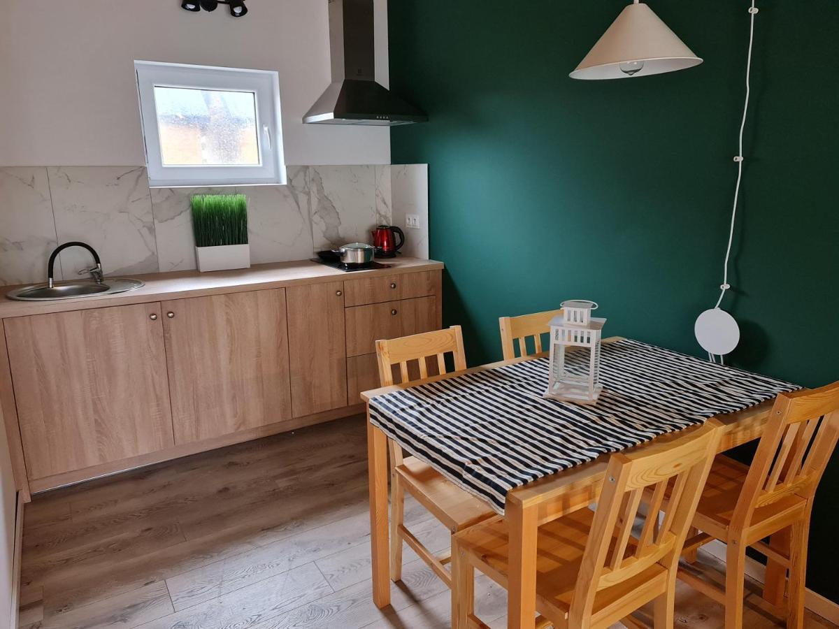 Domki Osada Kalinowa Leba Nowecin Sauna Exteriör bild