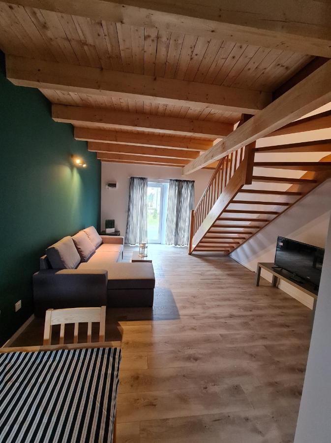 Domki Osada Kalinowa Leba Nowecin Sauna Exteriör bild
