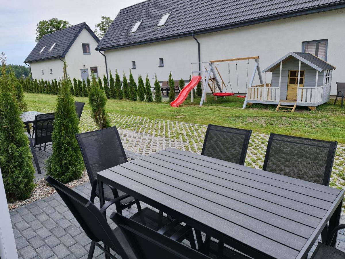 Domki Osada Kalinowa Leba Nowecin Sauna Exteriör bild