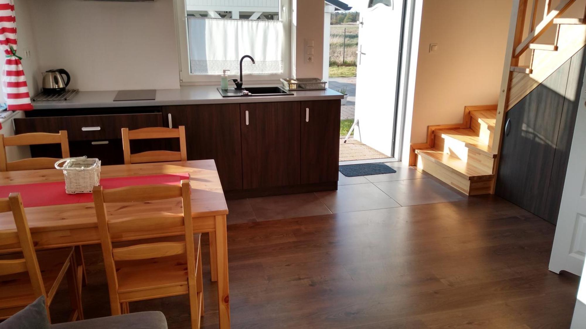 Domki Osada Kalinowa Leba Nowecin Sauna Exteriör bild