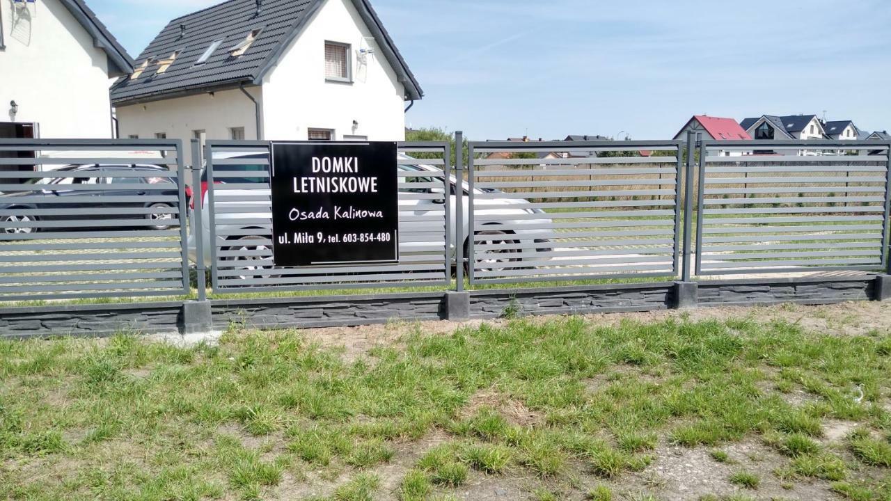 Domki Osada Kalinowa Leba Nowecin Sauna Exteriör bild